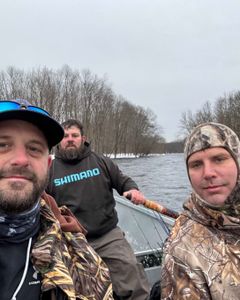 Group of friends fishing in NY