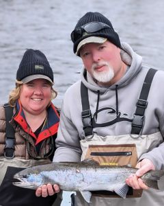 Coho Salmon caught while fishing in Altmar