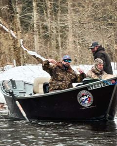 Three people fishing in NY