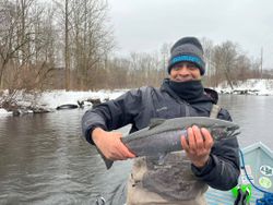 Angler enjoying a day of fishing in Altmar