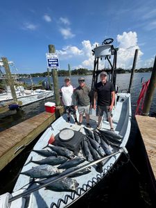 Three people fishing in Florida