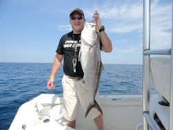 Angler holding a big fish in FL