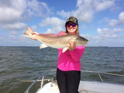 Redfish caught in Freeport, Texas by fisherman