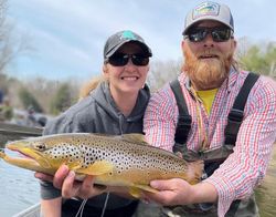 Family fishing in Michigan, Brown Trout