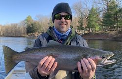 Rainbow Trout Catch in Michigan fishing trips!