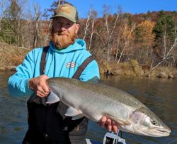 Angler with a 22-inch fish in MI