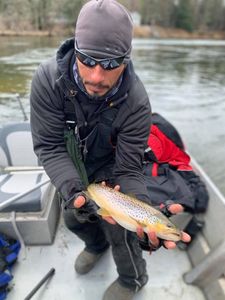 Angler fishing in Custer