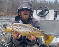 Sea trout, 21-inch fish caught in Custer, fishing