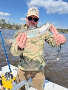 Lone angler fishing in Greenville