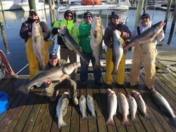 11 striped bass caught during a fishing trip in NJ