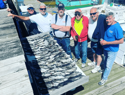 6 people enjoying a fishing trip in Cape May