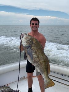 Angler reeling in a 31-inch fish in NJ