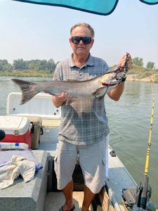 Fishing in Olivehurst with a 23-inch catch