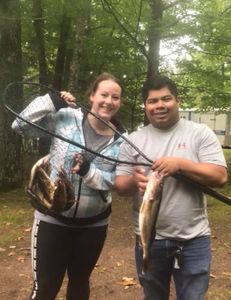 Two anglers fishing in Minnesota