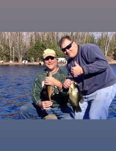 Crappie caught by two people fishing in MN