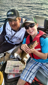 Two people fishing in Duluth