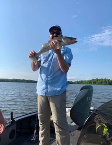 Single angler fishing in Duluth