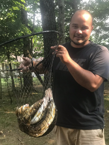 Angler fishing in Duluth