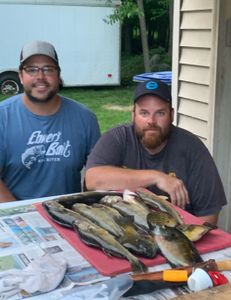 Two people fishing in Minnesota