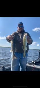 Fishing in Minnesota with 2 fish