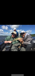 3 people fishing in Duluth