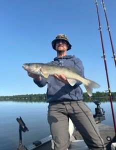Angler fishing in Duluth