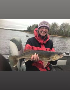 Sauger fish caught while fishing in Duluth