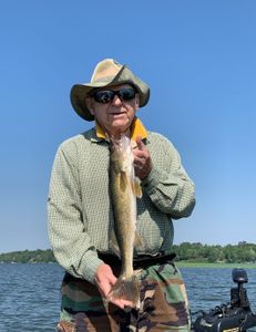 A person fishing in Minnesota