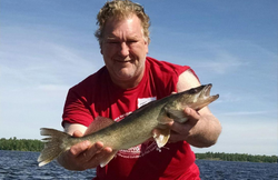 A walleye fish caught fishing in Minnesota