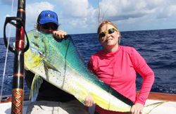 Two people fishing in Key West