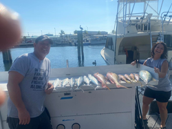 Two people fishing in Florida
