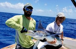 Two people fishing in Florida