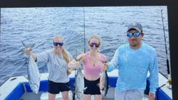 Successful fishing trip displaying Little Tunny and other caught fish species in Florida City FL