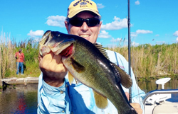 Largemouth Bass caught on fishing trip in FL