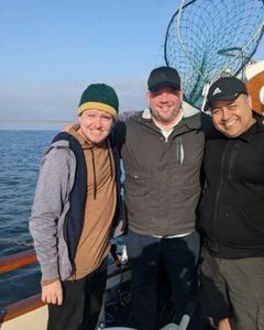 Three people fishing in Richmond