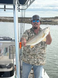 Redfish caught while fishing in Port O'Connor TX
