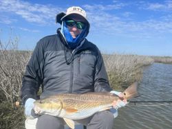 A person fishing in Texas