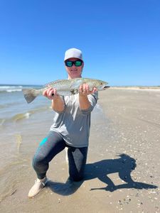 Spotted Weakfish caught while fishing in Seadrift