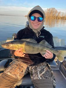 A lone pike-perch fish caught in Irrigon