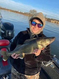 Walleye fish caught in Irrigon