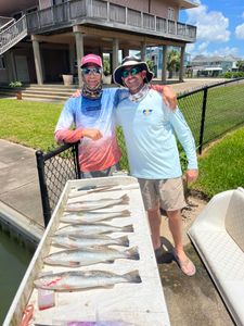 Line tight, drag screaming in Galveston Bay