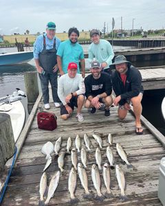 8 spotted weakfish caught while fishing in TX