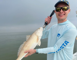 Lone angler fishing on Tiki Island