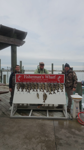 3 people enjoying a fishing tour in TX