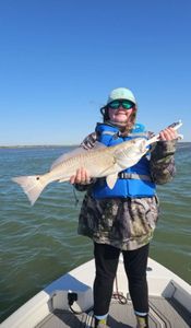 One angler fishing in Port Aransas