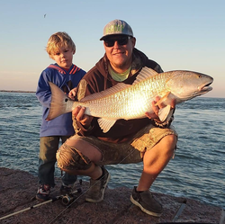 Redfish caught on fishing tour in TX