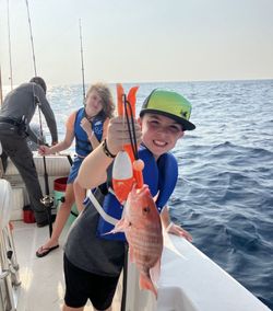 Two people fishing in North Carolina