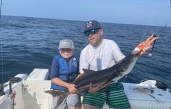 Two people fishing in North Carolina
