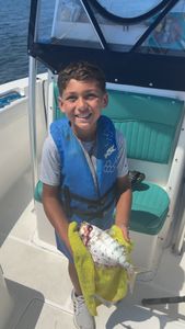 An angler fishing at Wrightsville Beach