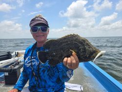 Tripletail fish caught while fishing in FL